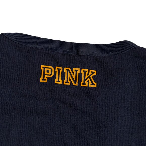 Pink by Victoria's Secret University of Michigan M GO BLUE Sweatshirt - Size XS - Picture 4 of 9